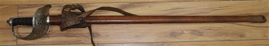 A Victorian officers sword